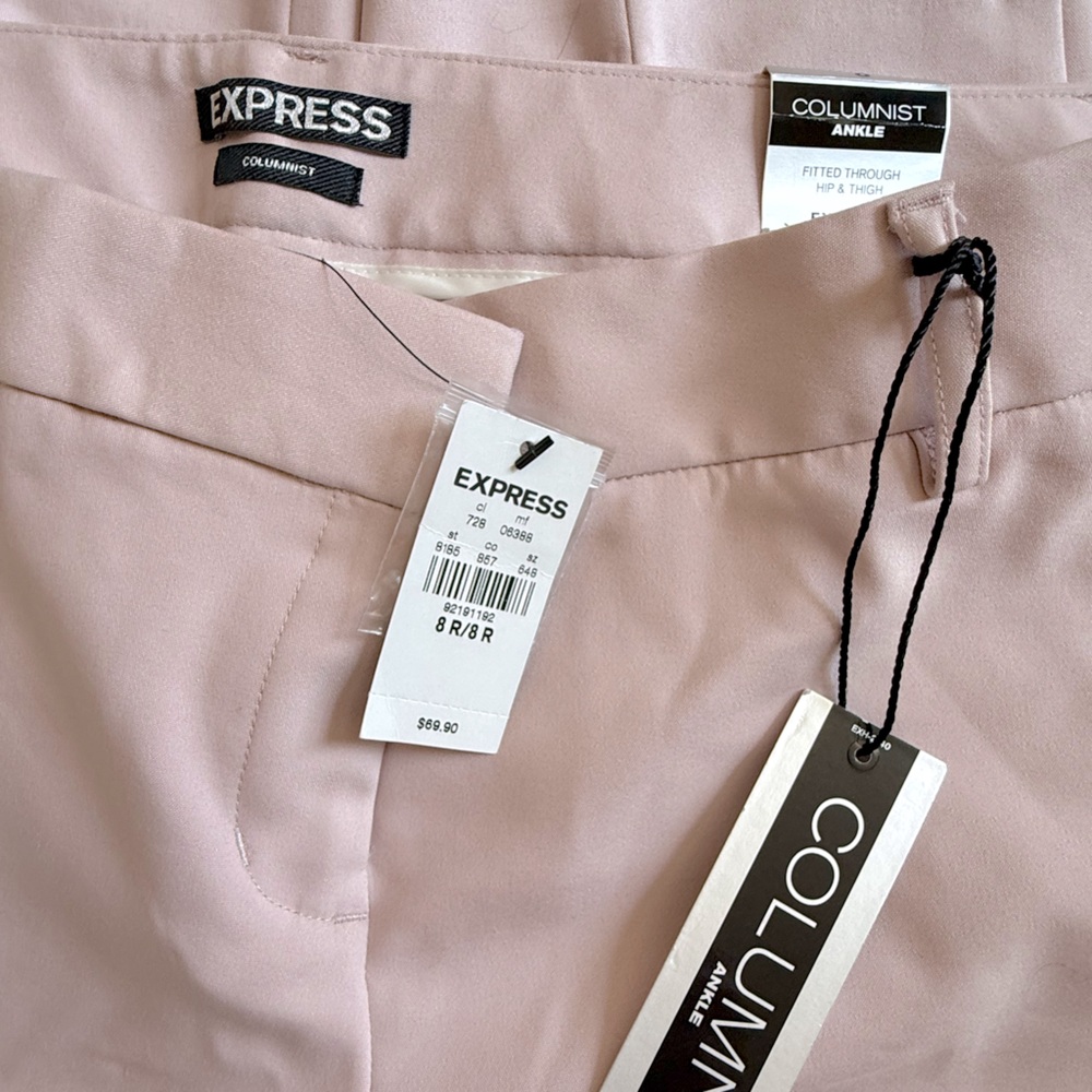 Express Light Pink Ankle Pants